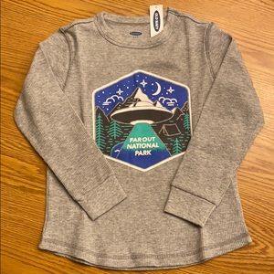 Boys long sleeve space  thermal